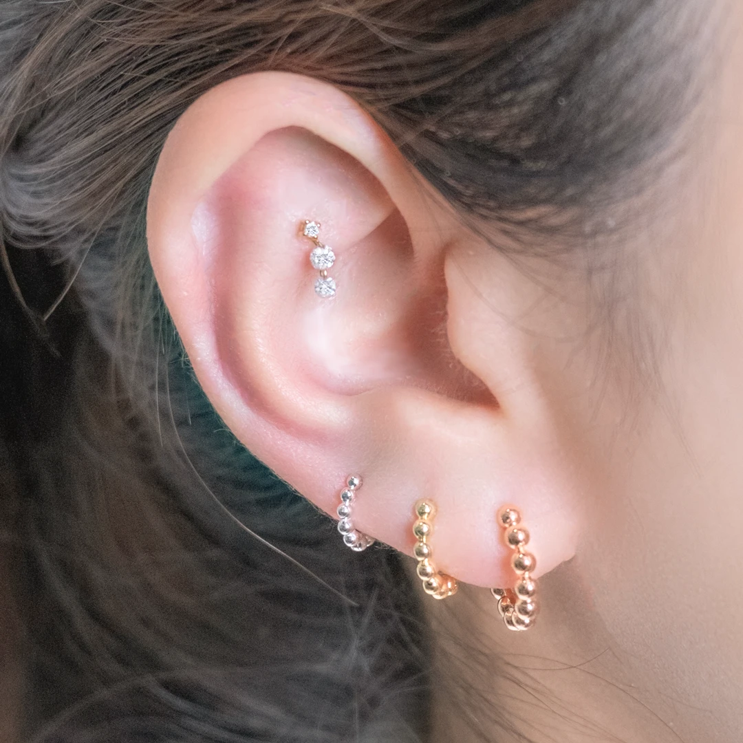 Mini donut huggies 5mm